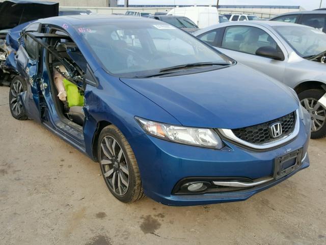 19XFB2F91FE052243 - 2015 HONDA CIVIC EXL 蓝色 照片 1