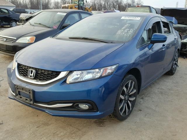 19XFB2F91FE052243 - 2015 HONDA CIVIC EXL 蓝色 照片 2