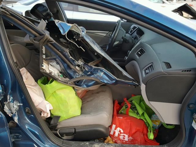19XFB2F91FE052243 - 2015 HONDA CIVIC EXL 蓝色 照片 5