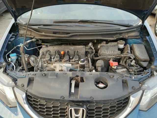 19XFB2F91FE052243 - 2015 HONDA CIVIC EXL 蓝色 照片 7