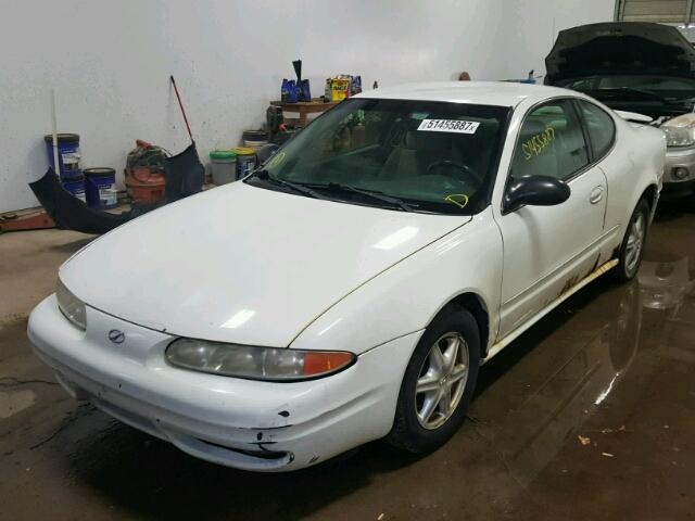 1G3NL12F24C155318 - 2004 OLDSMOBILE ALERO GL WHITE photo 2