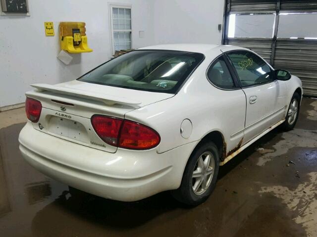 1G3NL12F24C155318 - 2004 OLDSMOBILE ALERO GL WHITE photo 4