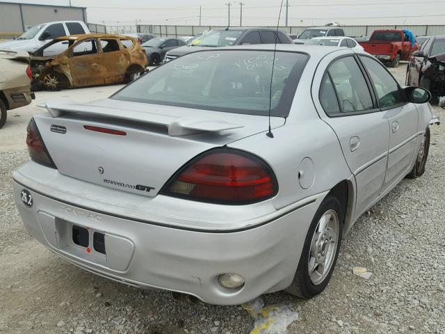 1G2NW52E13M707670 - 2003 PONTIAC GRAND AM G SILVER photo 4