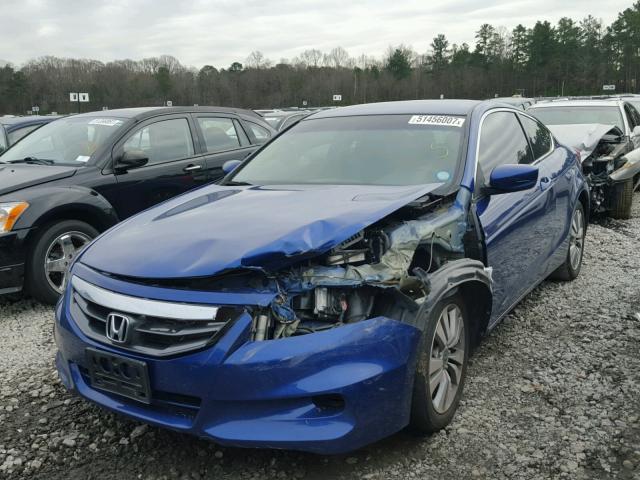 1HGCS1B36BA005920 - 2011 HONDA ACCORD LX- BLUE photo 2