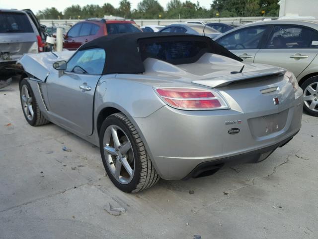 1G8MG35X67Y137048 - 2007 SATURN SKY REDLIN GRAY photo 3