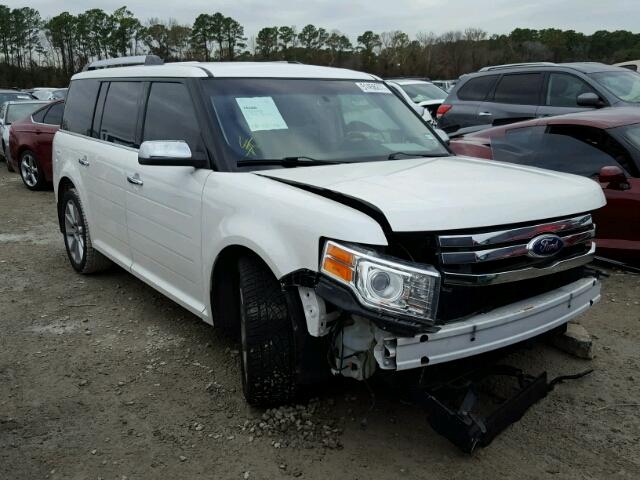 2FMGK5DC3BBD10828 - 2011 FORD FLEX LIMIT WHITE photo 1