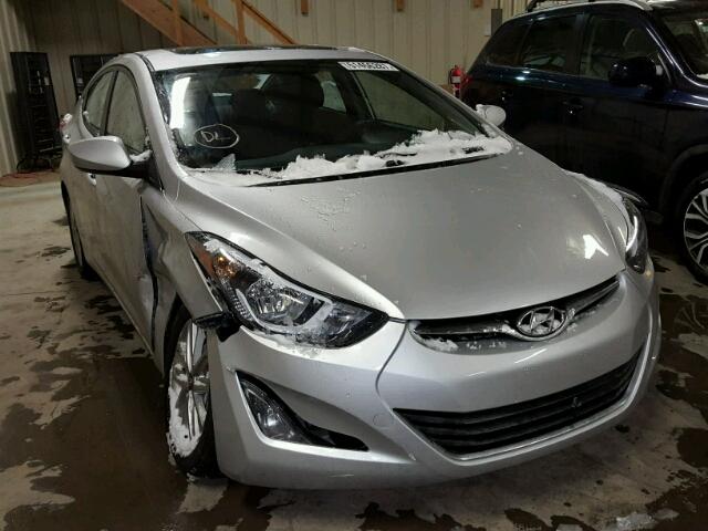 KMHDH4AE8GU591253 - 2016 HYUNDAI ELANTRA SE SILVER photo 1