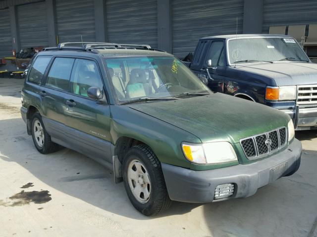 JF1SF63592G718390 - 2002 SUBARU FORESTER L GREEN photo 1