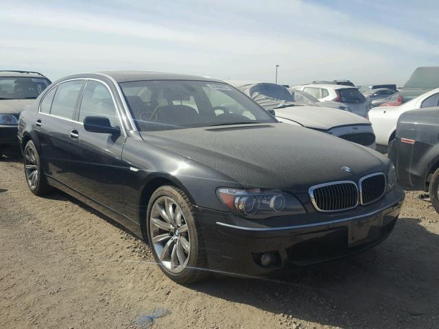 WBAHN83537DT70465 - 2007 BMW 750 BLACK photo 1