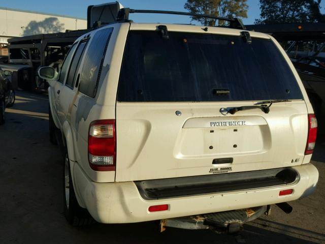 JN8DR09X23W710885 - 2003 NISSAN PATHFINDER WHITE photo 3