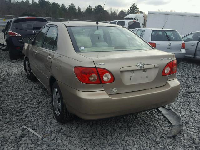 1NXBR32E16Z707467 - 2006 TOYOTA COROLLA CE TAN photo 3