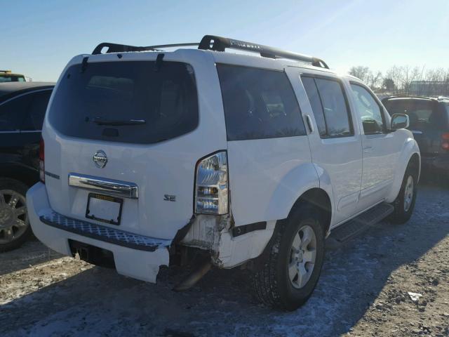 5N1AR18WX6C643774 - 2006 NISSAN PATHFINDER WHITE photo 4