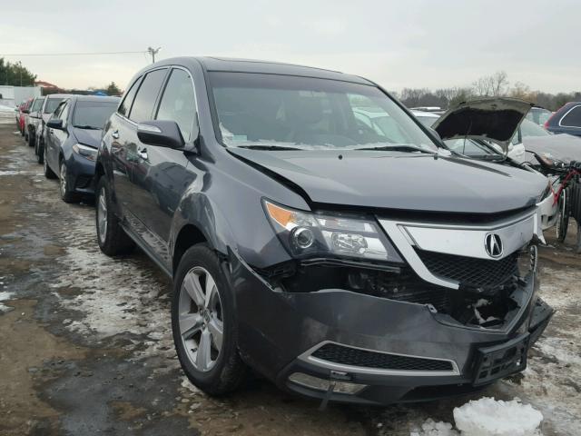 2HNYD2H67BH507269 - 2011 ACURA MDX TECHNO GRAY photo 1