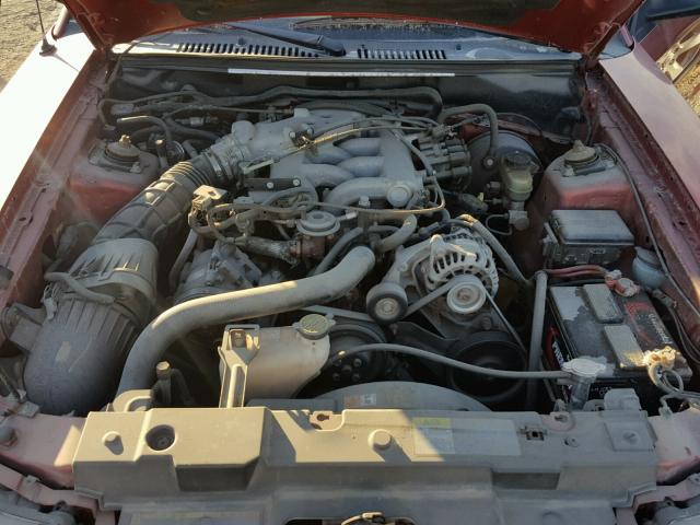 1FAFP44471F190460 - 2001 FORD MUSTANG RED photo 7