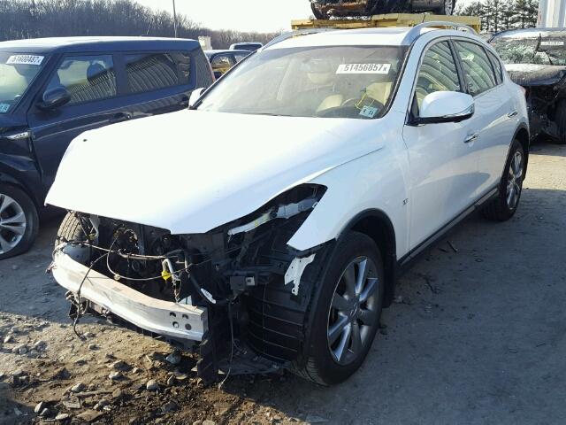 JN1BJ0RR9GM264654 - 2016 INFINITI QX50 WHITE photo 2