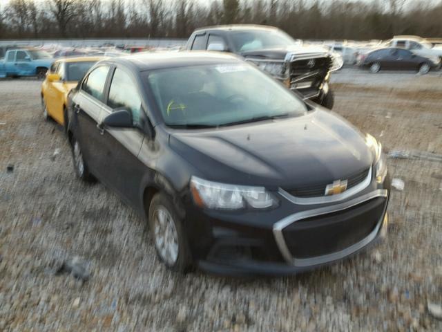 1G1JD5SH5H4111701 - 2017 CHEVROLET SONIC LT BLACK photo 1