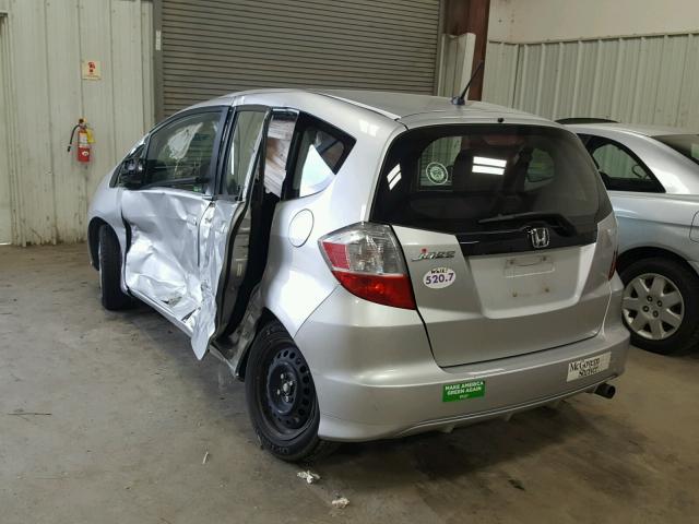 JHMGE8G32BC010396 - 2011 HONDA FIT SILVER photo 3