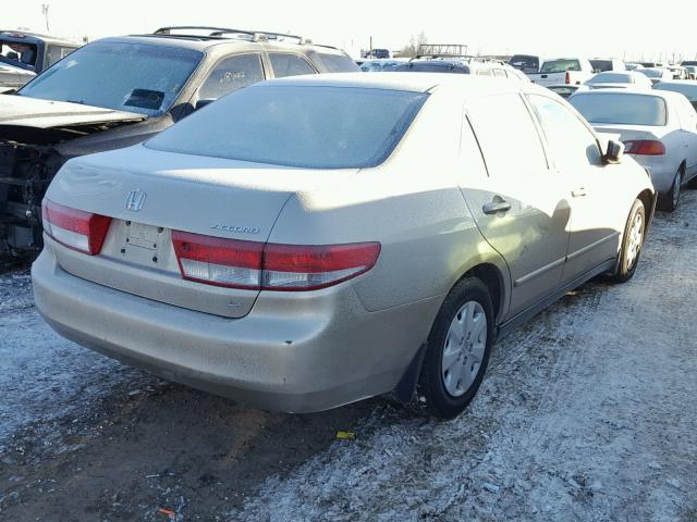 1HGCM56383A095486 - 2003 HONDA ACCORD LX GOLD photo 4