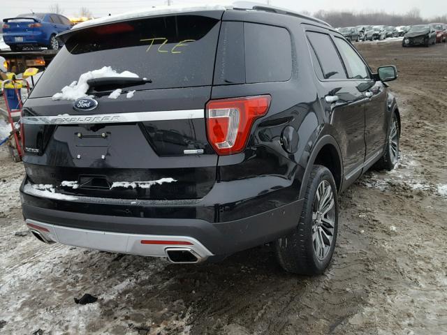 1FM5K8HT7GGC70224 - 2016 FORD EXPLORER P BLACK photo 4