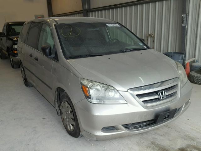 5FNRL38237B125723 - 2007 HONDA ODYSSEY LX GRAY photo 1