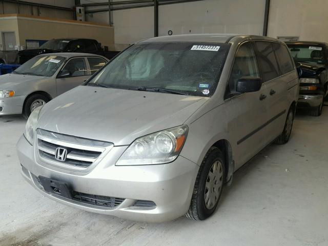 5FNRL38237B125723 - 2007 HONDA ODYSSEY LX GRAY photo 2