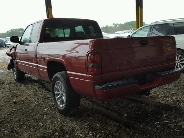 1B7HC13Y51J533197 - 2001 DODGE RAM 1500 RED photo 3