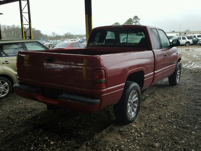 1B7HC13Y51J533197 - 2001 DODGE RAM 1500 RED photo 4