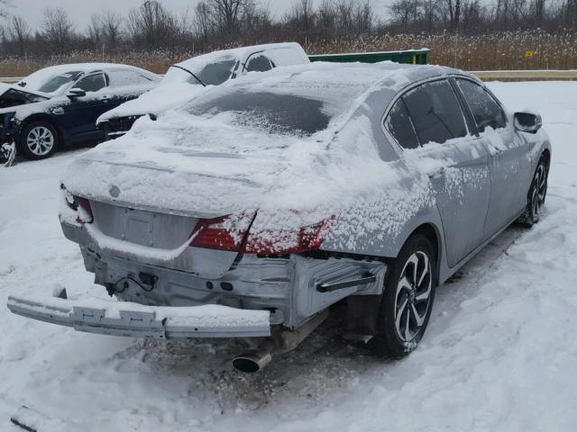 1HGCR2F84HA227596 - 2017 HONDA ACCORD EXL SILVER photo 4