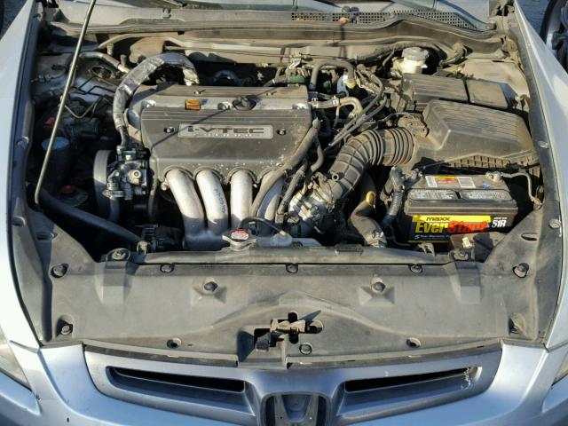 JHMCM56323C025645 - 2003 HONDA ACCORD LX SILVER photo 7