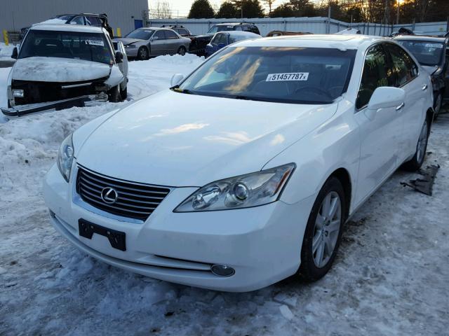 JTHBJ46G992292295 - 2009 LEXUS ES 350 WHITE photo 2