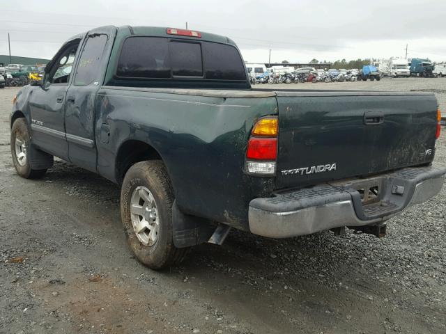 5TBRT34154S440360 - 2004 TOYOTA TUNDRA ACC GREEN photo 3