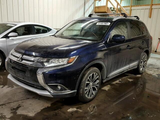 JA4AZ2A35GZ604562 - 2016 MITSUBISHI OUTLANDER BLUE photo 2