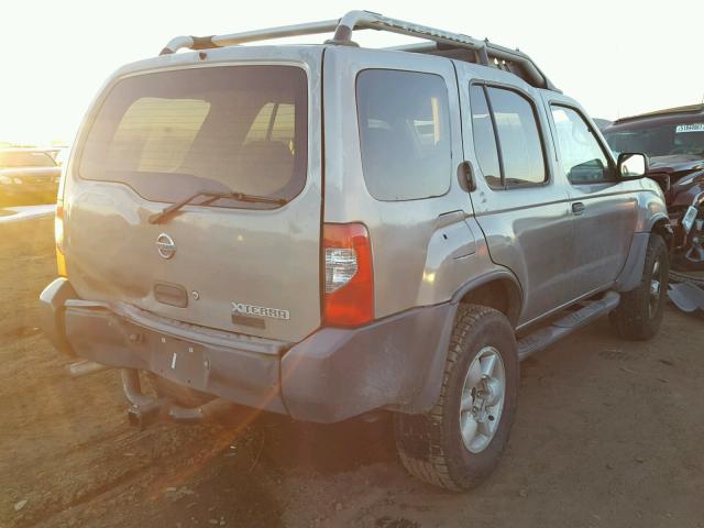 5N1ED28Y94C680514 - 2004 NISSAN XTERRA XE TAN photo 4