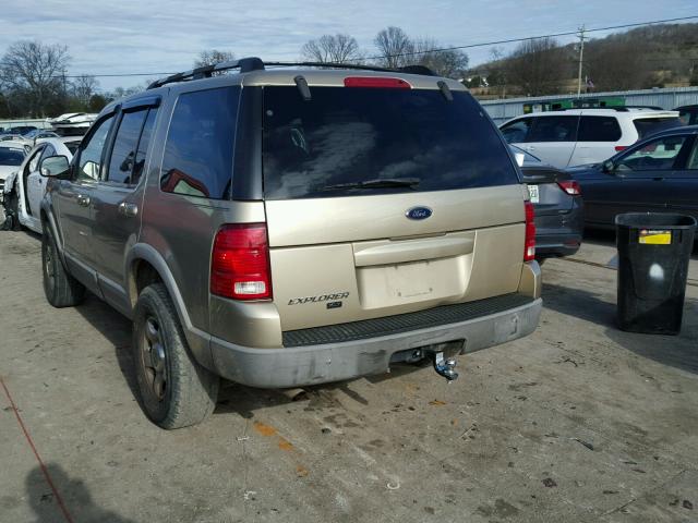 1FMZU63E62UA18581 - 2002 FORD EXPLORER X GOLD photo 3