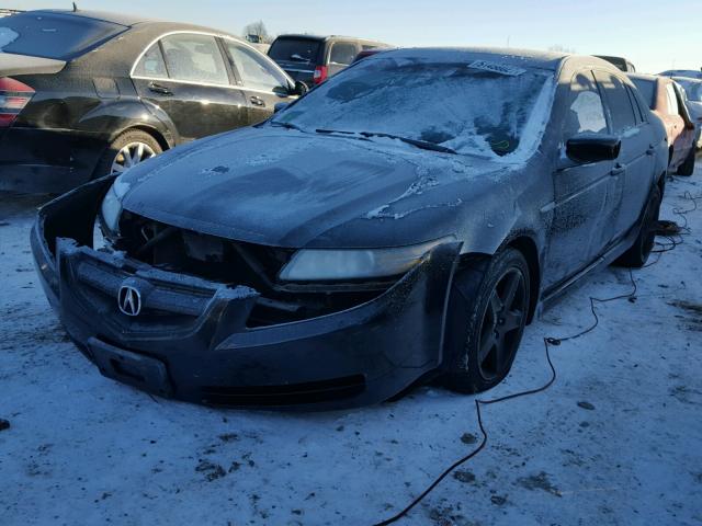 19UUA66294A058085 - 2004 ACURA TL BLACK photo 2