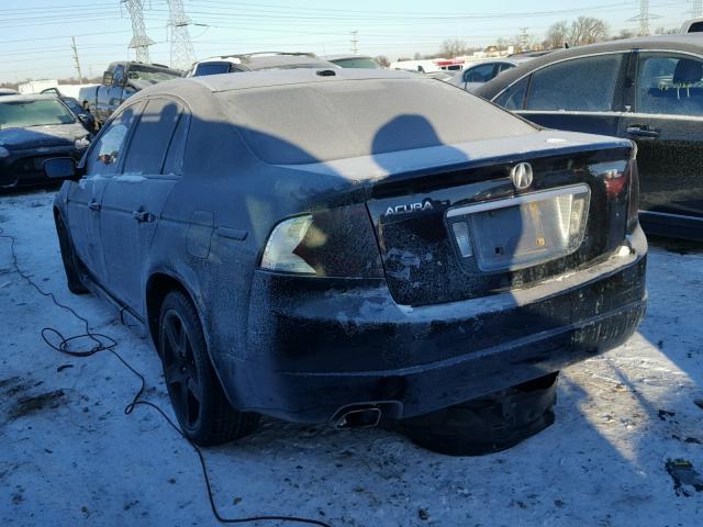 19UUA66294A058085 - 2004 ACURA TL BLACK photo 3