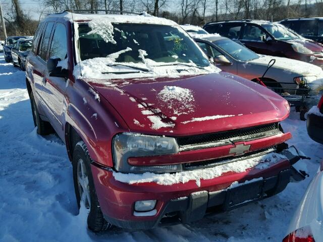 1GNDT13S942371543 - 2004 CHEVROLET TRAILBLAZE RED photo 1