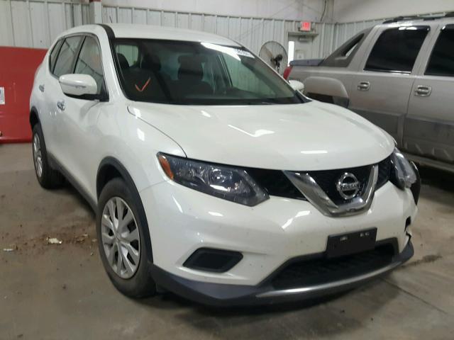 5N1AT2MV5FC756682 - 2015 NISSAN ROGUE S WHITE photo 1