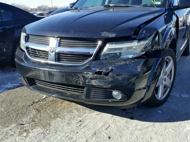 3D4PH9FV5AT206341 - 2010 DODGE JOURNEY R/ BLACK photo 9