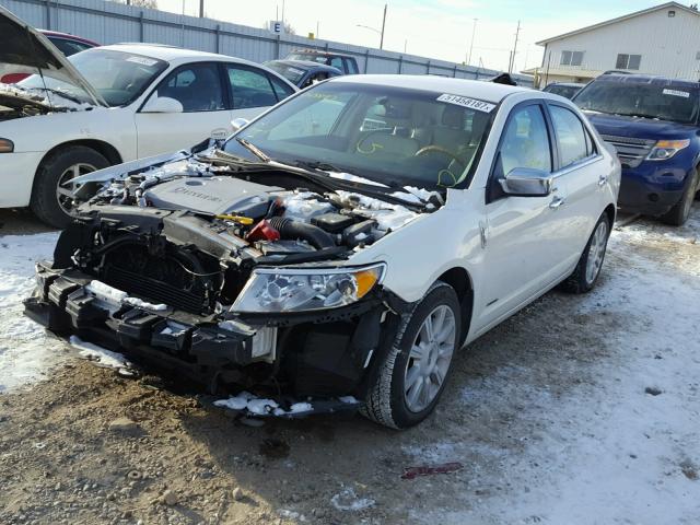 3LNDL2L31CR838144 - 2012 LINCOLN MKZ HYBRID WHITE photo 2