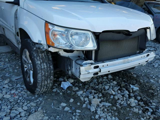 2CKDL33F996201306 - 2009 PONTIAC TORRENT WHITE photo 9