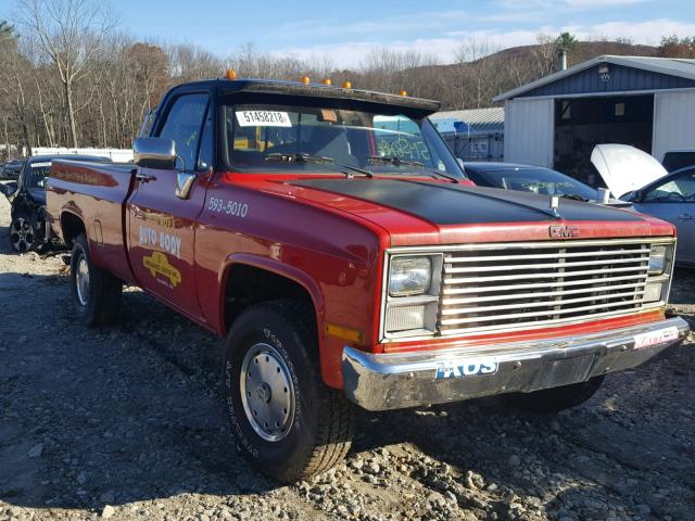 2GTGK24J7D1504806 - 1983 GMC K2500 RED photo 1