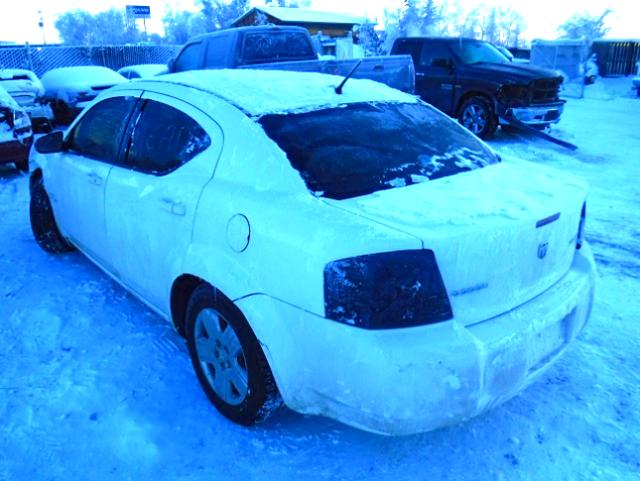 1B3LC46B69N564242 - 2009 DODGE AVENGER SE WHITE photo 3