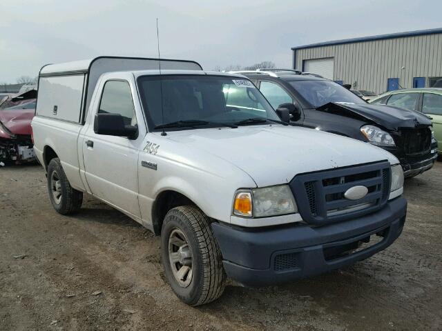 1FTYR10DX7PA44543 - 2007 FORD RANGER WHITE photo 1