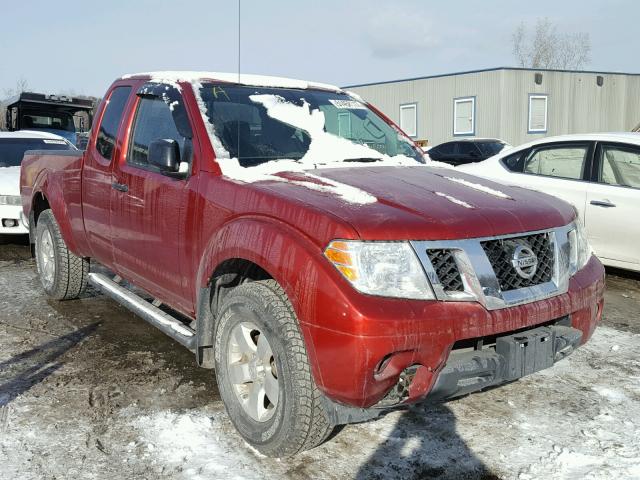 1N6AD0CW4CC454468 - 2012 NISSAN FRONTIER S RED photo 1