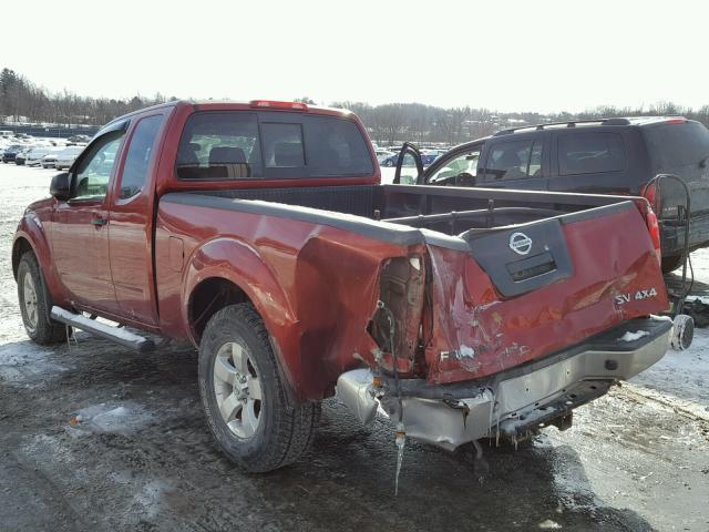 1N6AD0CW4CC454468 - 2012 NISSAN FRONTIER S RED photo 3