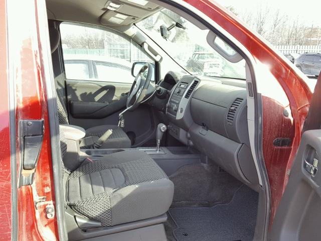 1N6AD0CW4CC454468 - 2012 NISSAN FRONTIER S RED photo 5