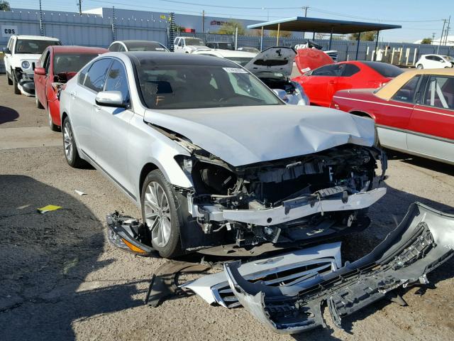 KMHGN4JE6FU027654 - 2015 HYUNDAI GENESIS 3. SILVER photo 1