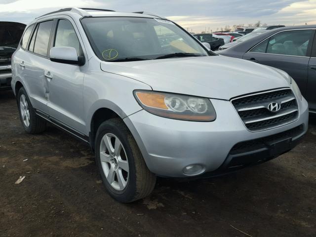 5NMSH13E07H113570 - 2007 HYUNDAI SANTA FE S SILVER photo 1