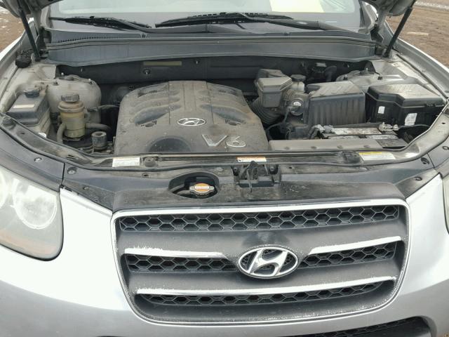 5NMSH13E07H113570 - 2007 HYUNDAI SANTA FE S SILVER photo 7